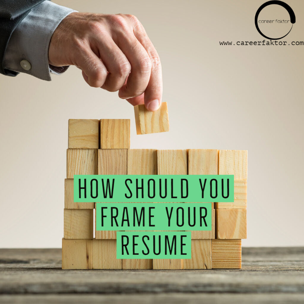 frame your resume