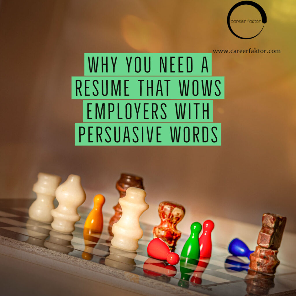 persuasive resume language