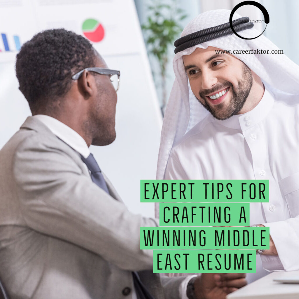 MIDDLE EAST RESUME