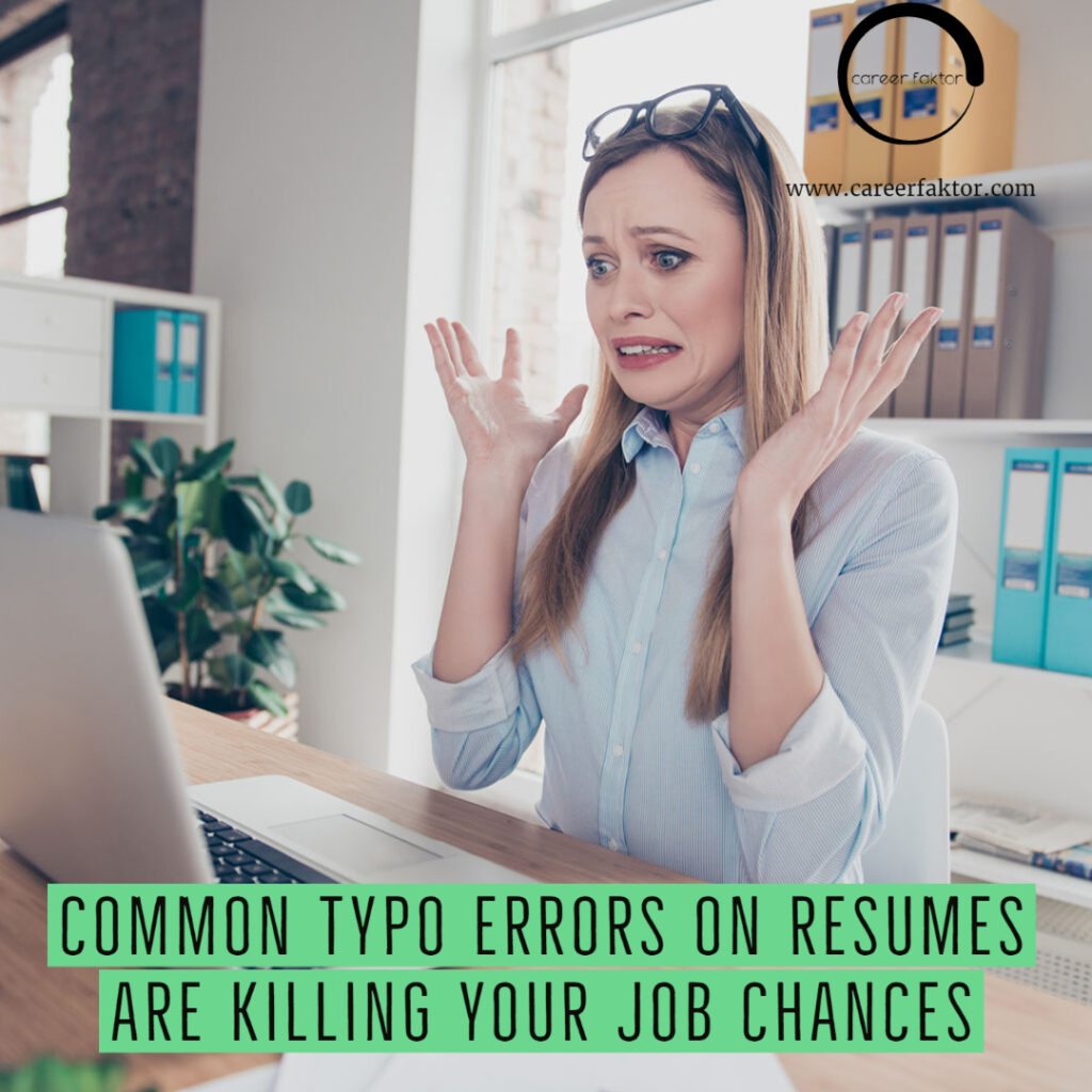 common typo errors on resumes